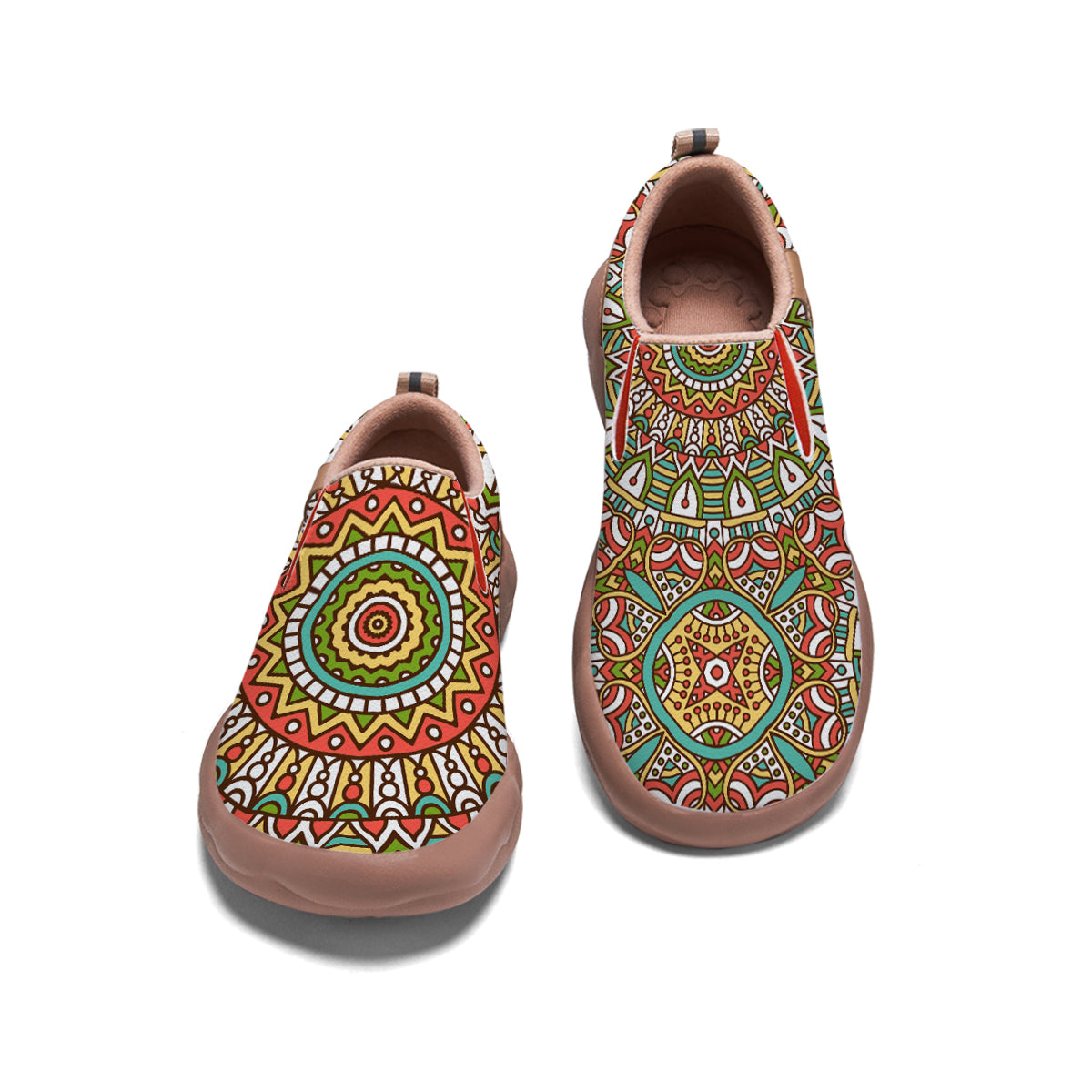 Ethnic Patterns Mandala Slip On