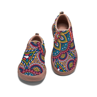 Ethnic Patterns Mandala Slip On