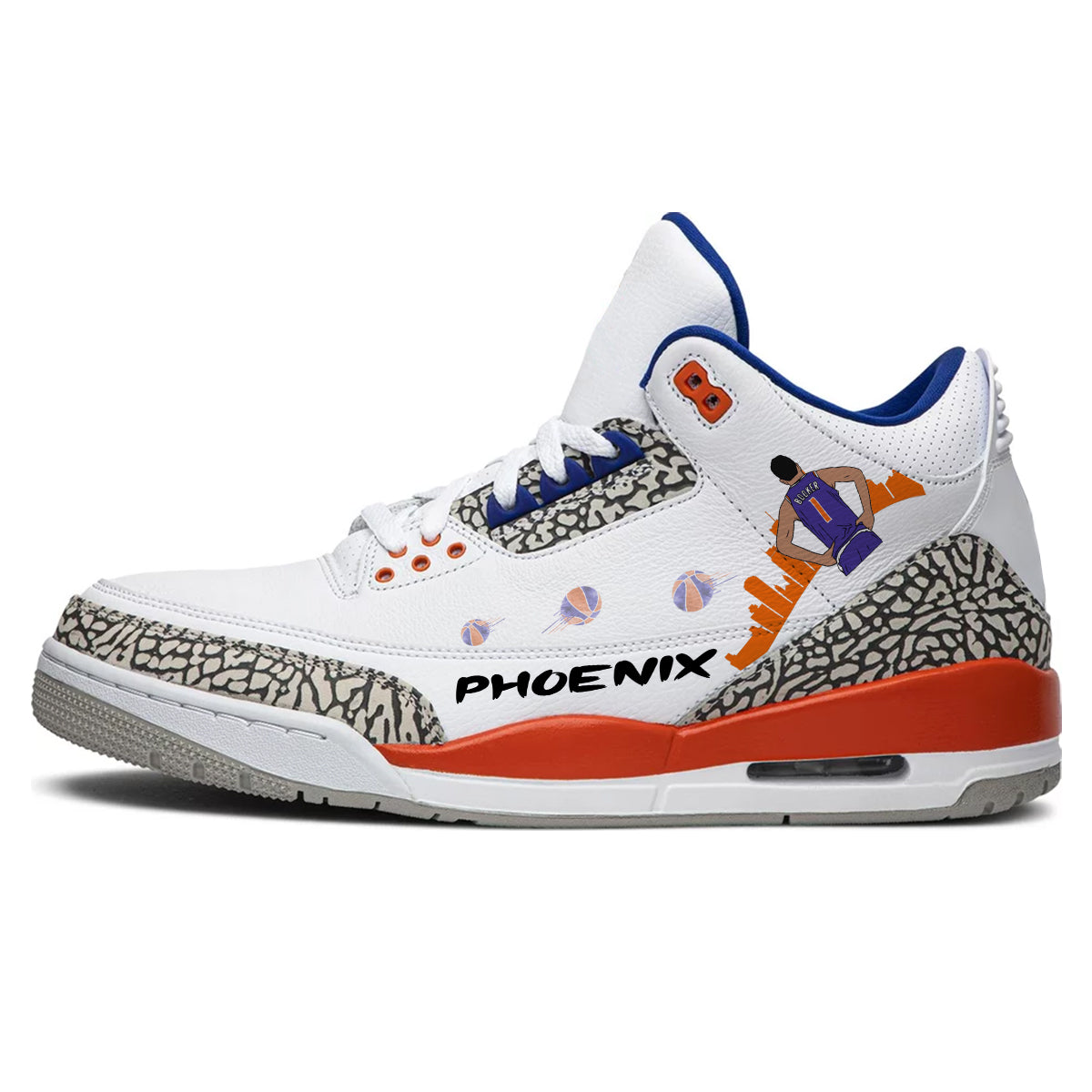 Phoenix Basketball Retro Leather Sneaker