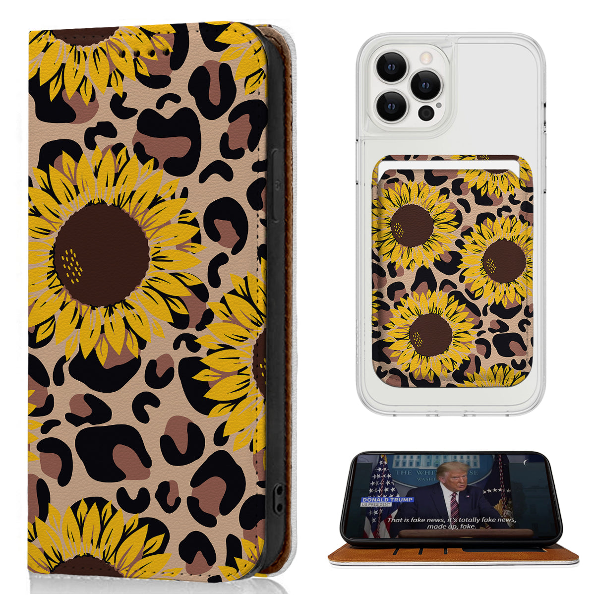 Sunflower iPhone Leather Case