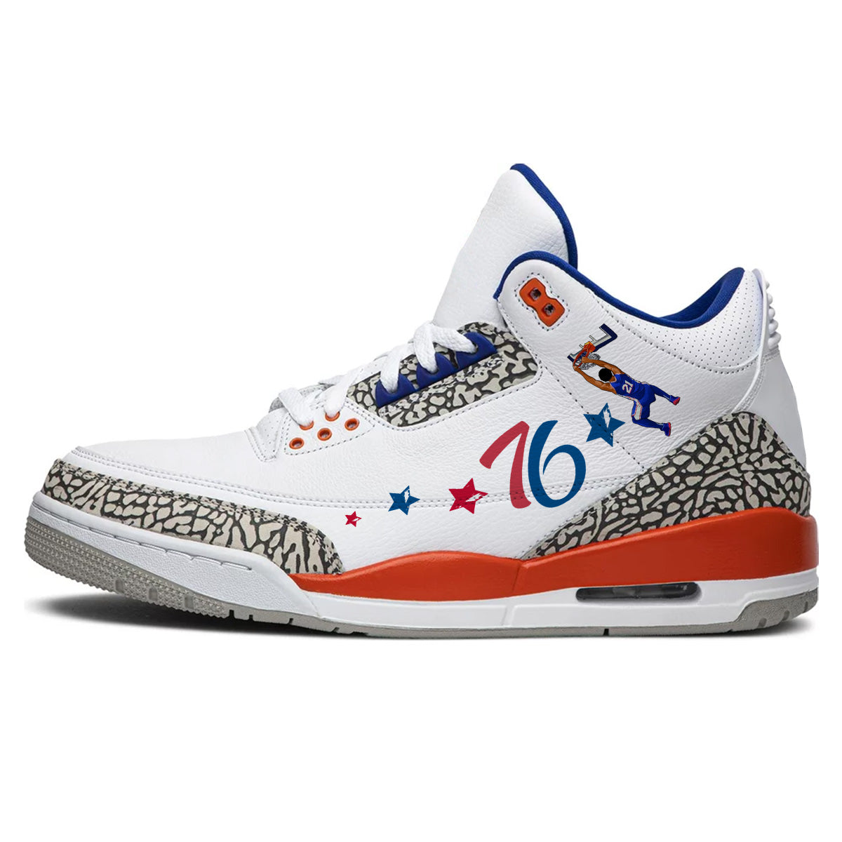 Philadelphia Basketball Retro Leather Sneaker