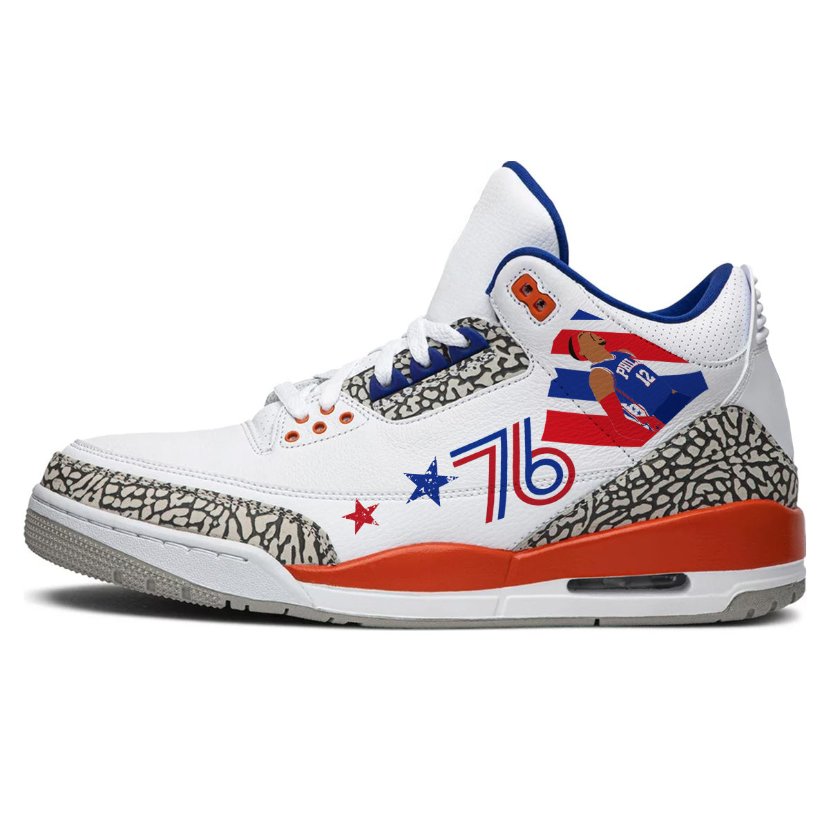 Philadelphia Basketball Retro Leather Sneaker