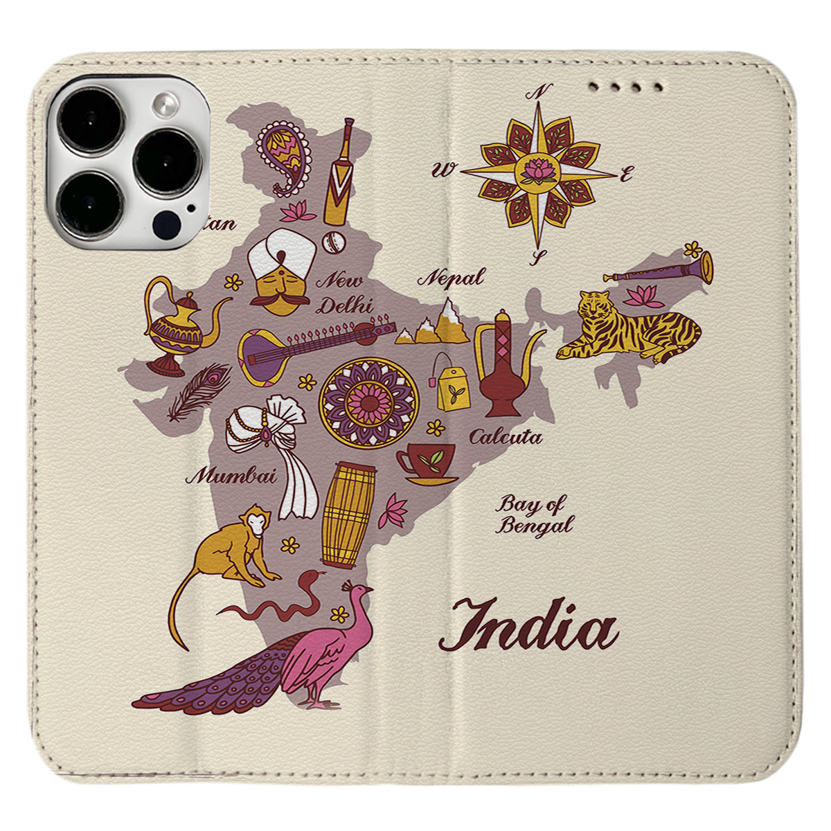 Indian iPhone Leather Case