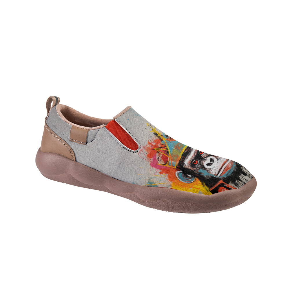 Graffiti Basquiat Monkey Slip On