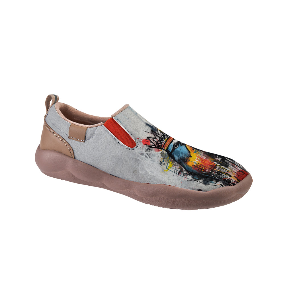 Graffiti Basquiat Bird Slip On