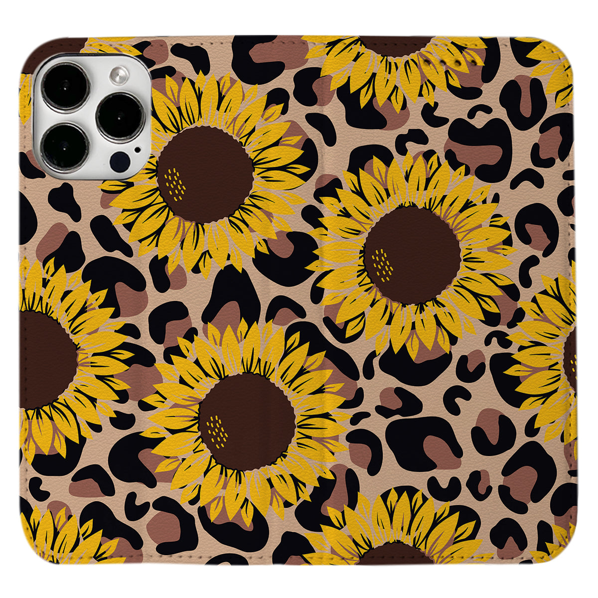 Sunflower iPhone Leather Case