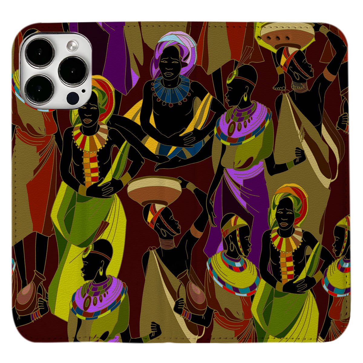 African Tribe iPhone Leather Case