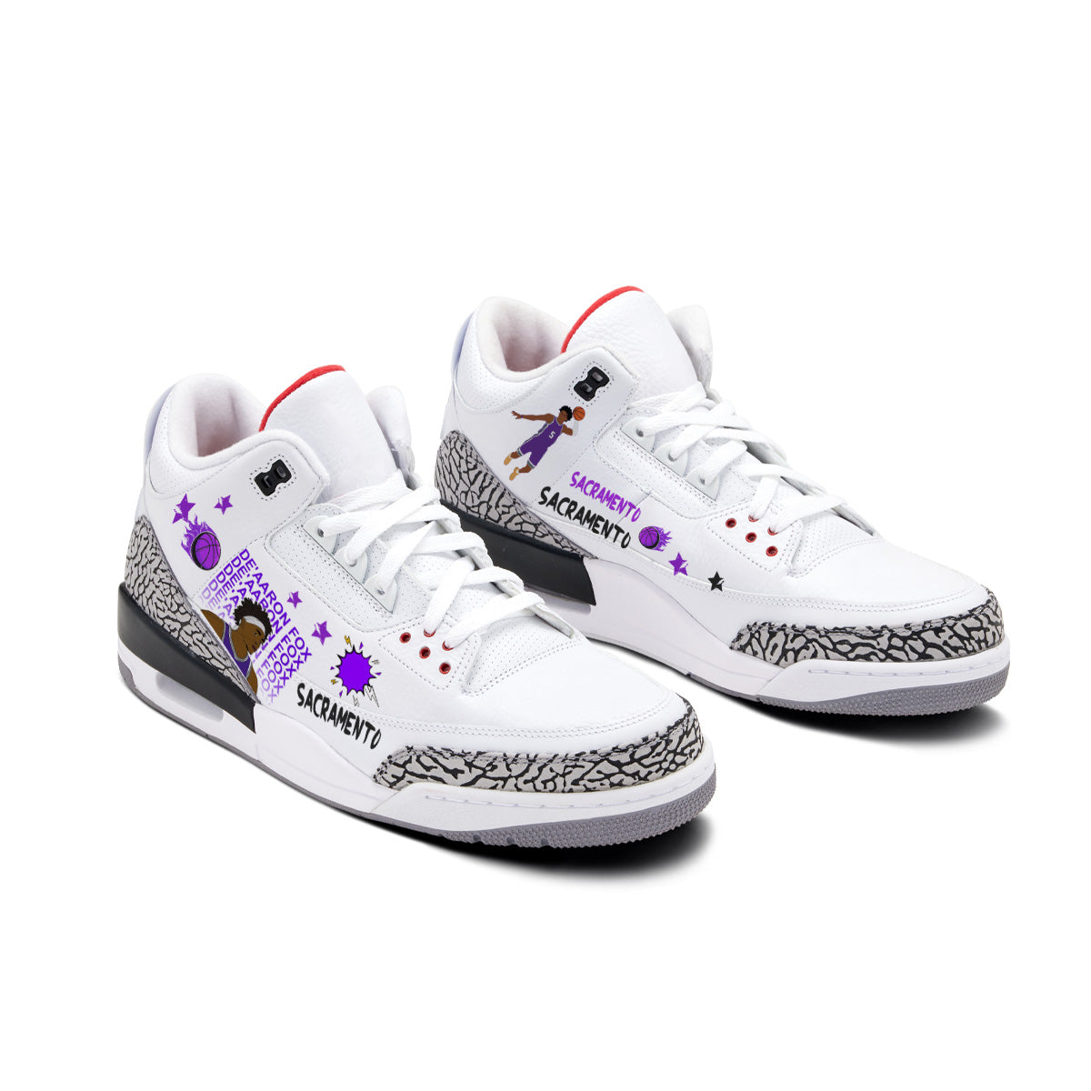 Sacramento Basketball Retro Leather Sneaker