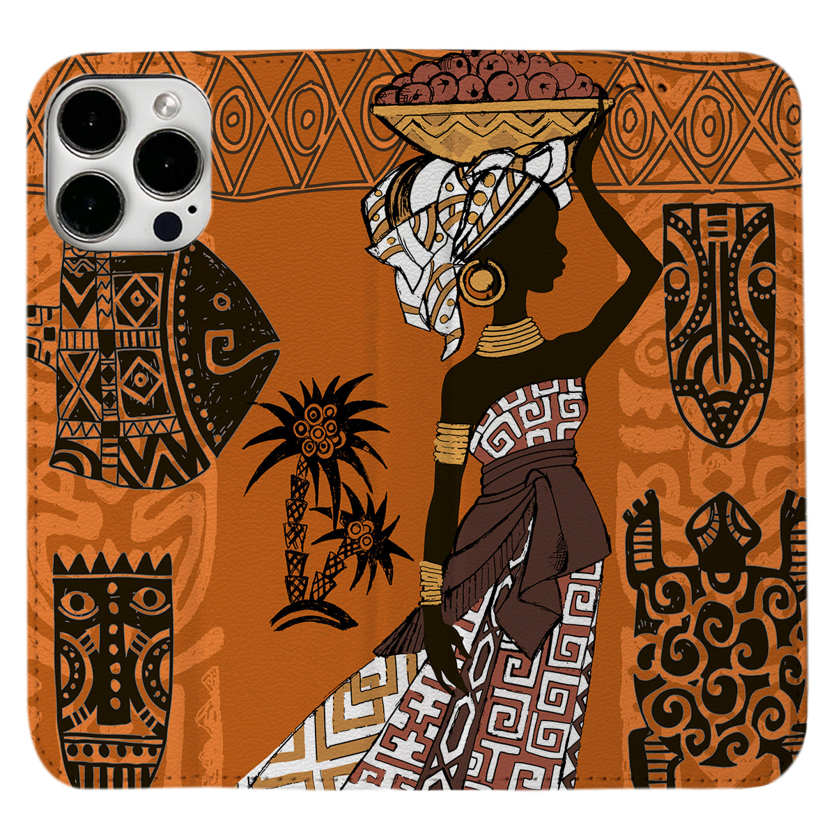 African Women iPhone Leather Case