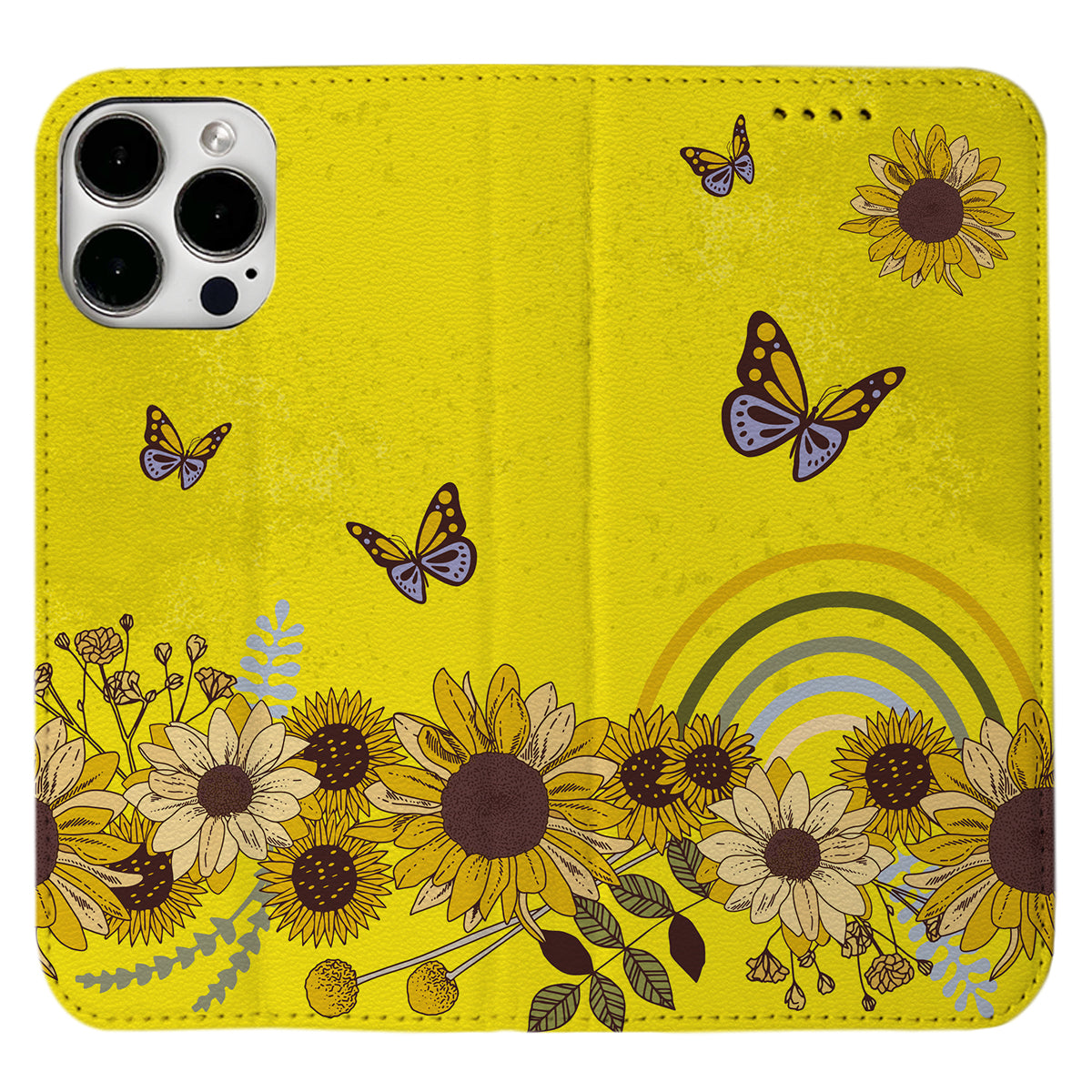 Sunflower iPhone Leather Case