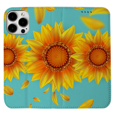 Sunflower iPhone Leather Case