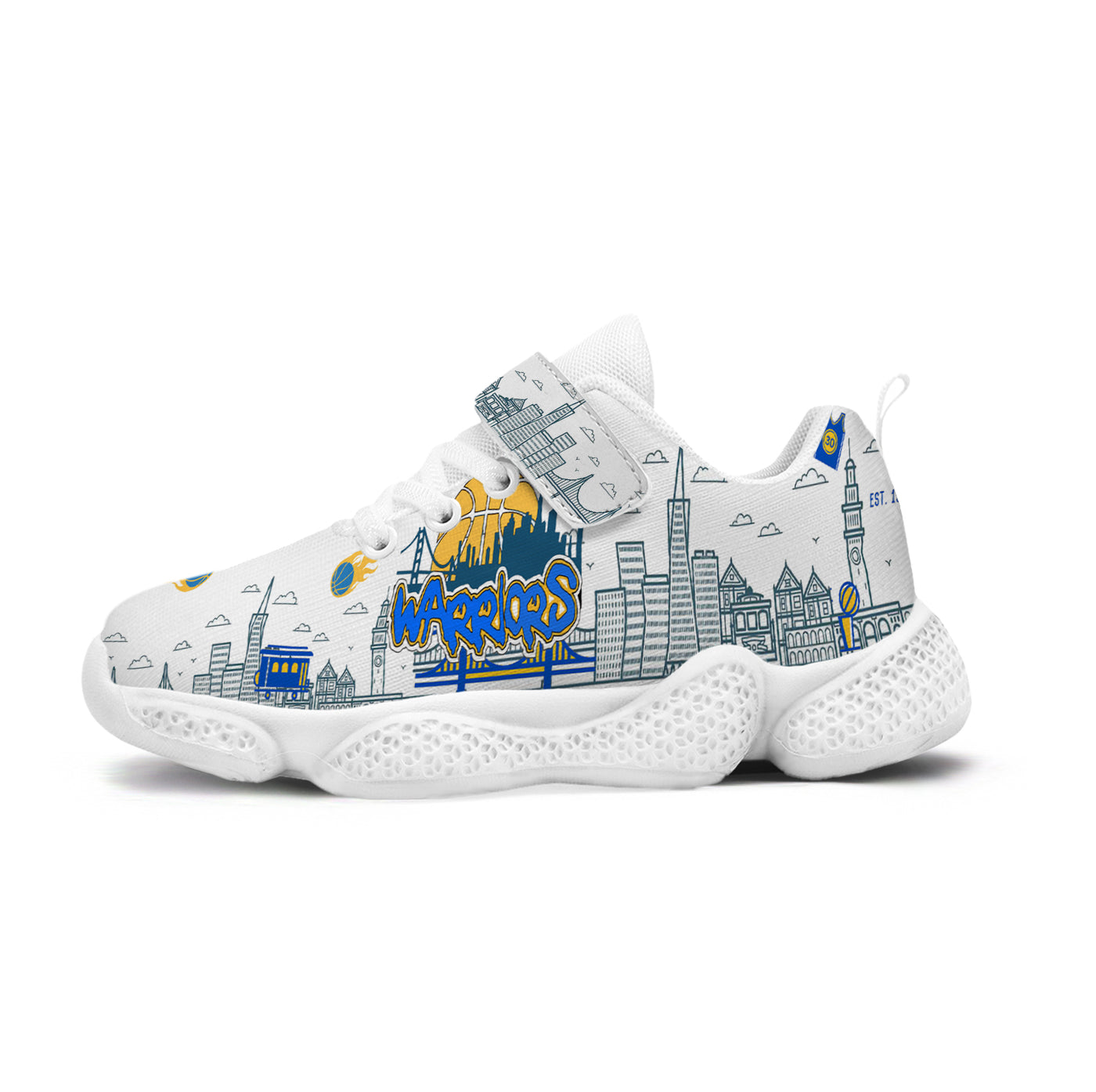 San Francisco Basketball Kids Running Shoes