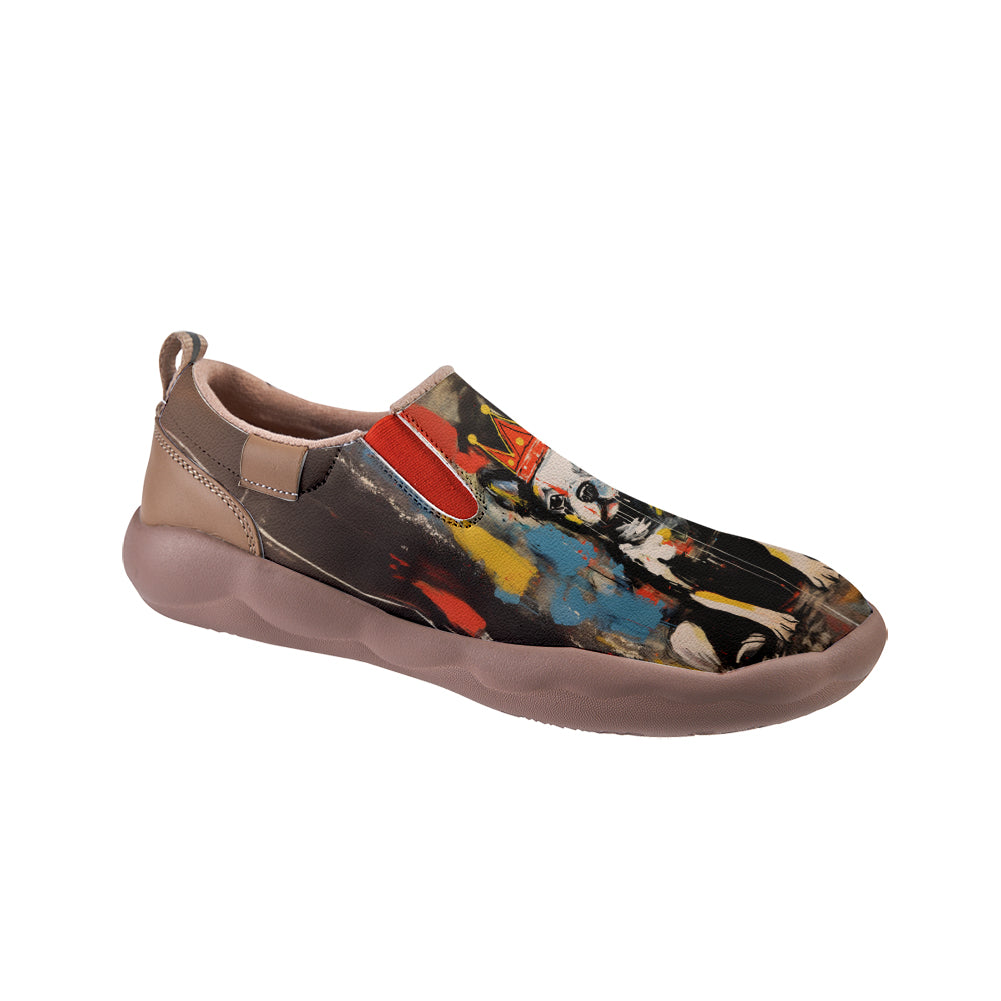 Graffiti Basquiat Puppy Slip On