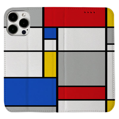 Mondrian iPhone Leather Case