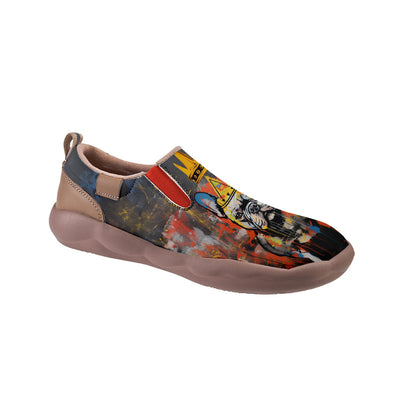 Graffiti Basquiat French Bulldog Slip On