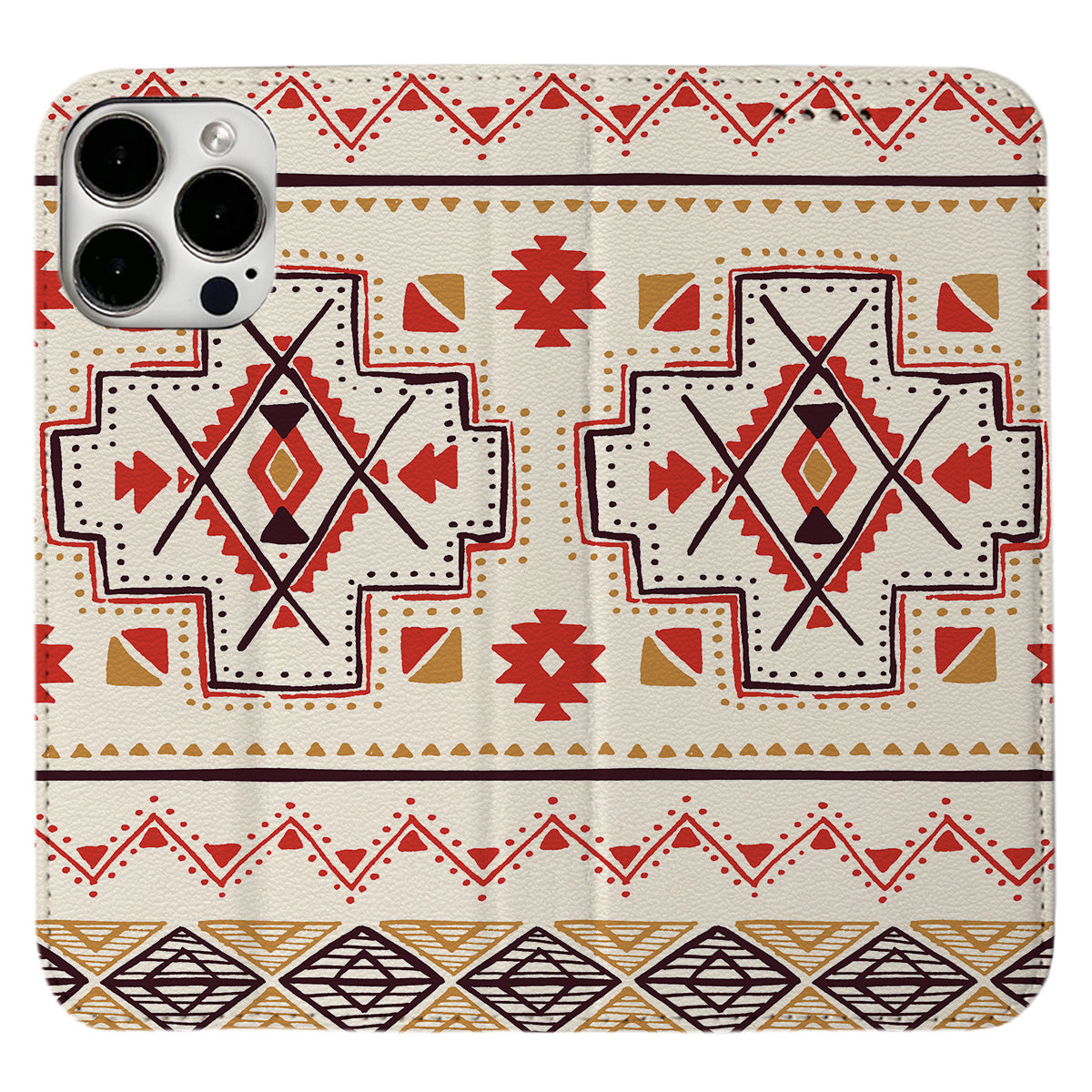 Aztec Pattern iPhone Leather Case