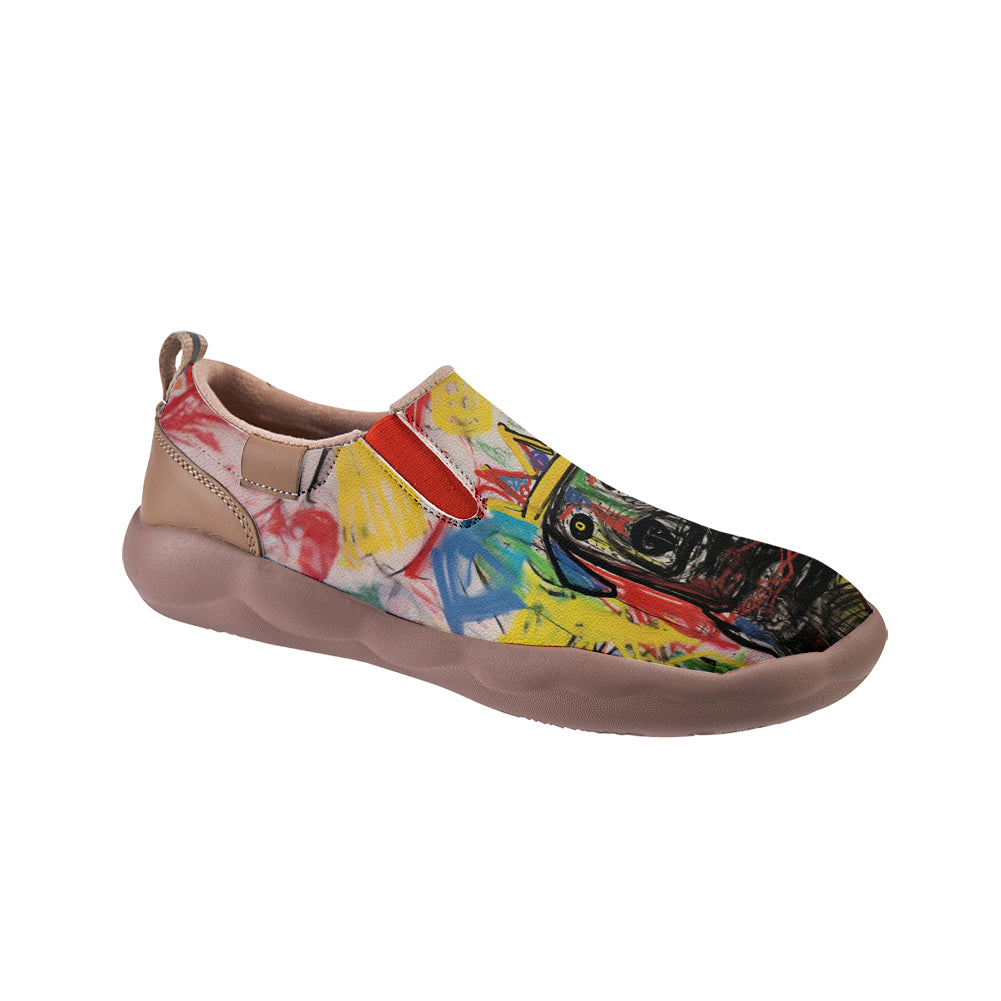 Graffiti Basquiat Labrador Slip On