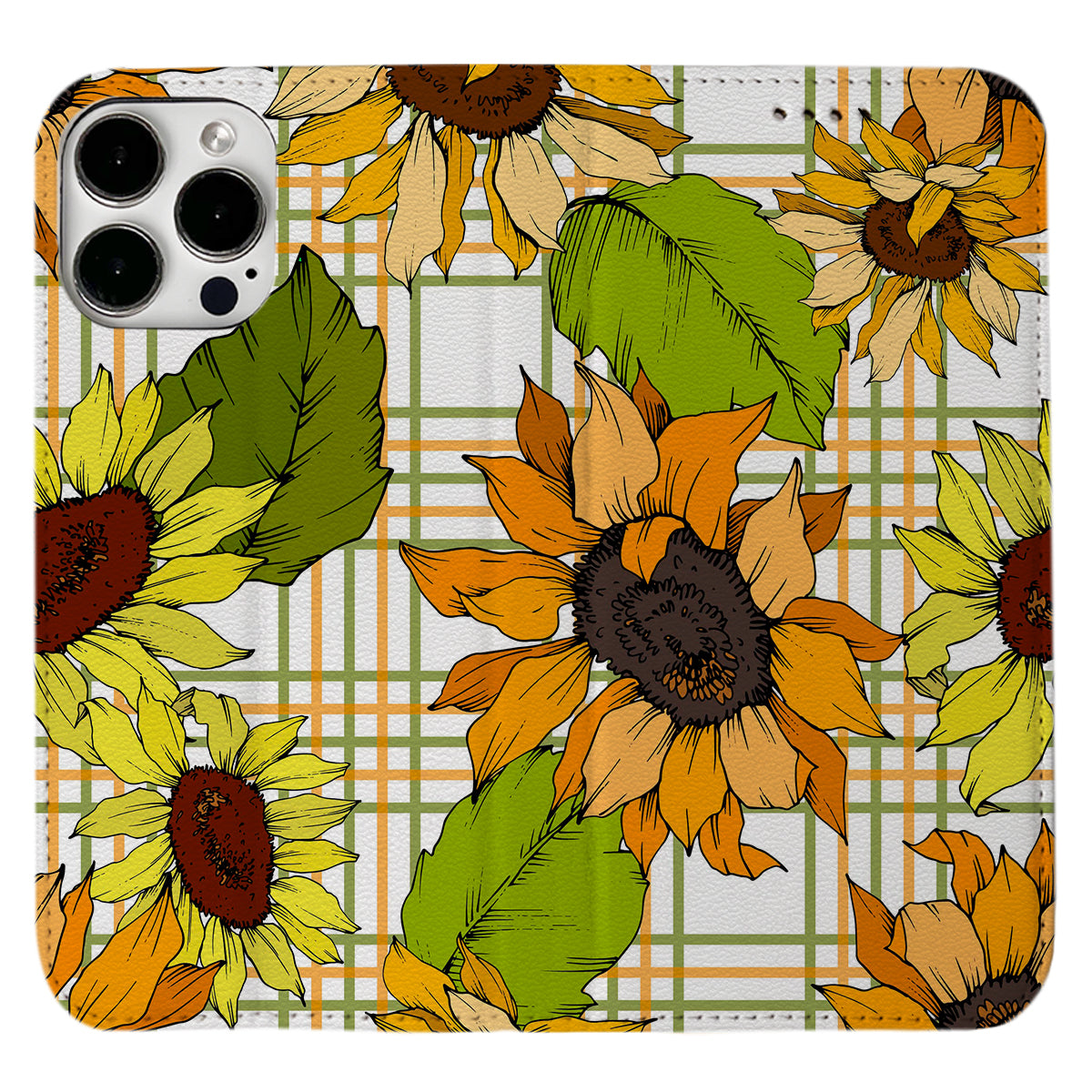 Sunflower iPhone Leather Case