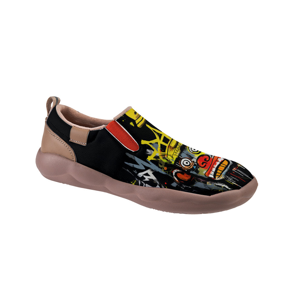 Graffiti Basquiat Monkey Slip On