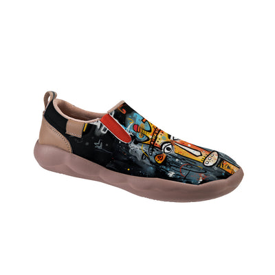 Graffiti Basquiat Giraffe Slip On