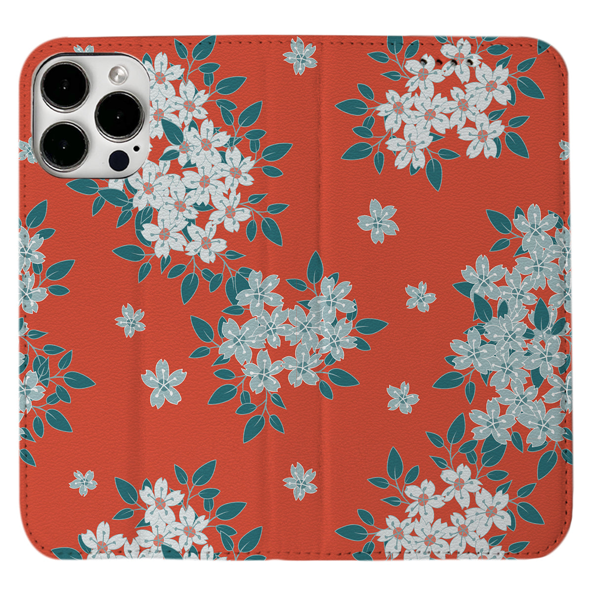 Cherry Blossoms iPhone Leather Case