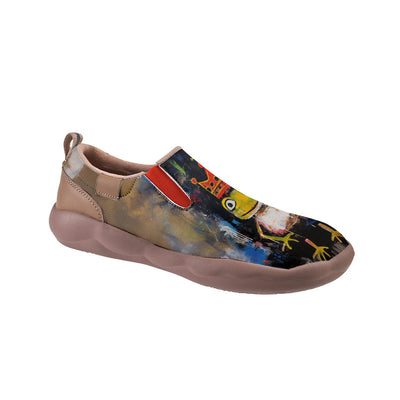 Graffiti Basquiat Frog Slip On