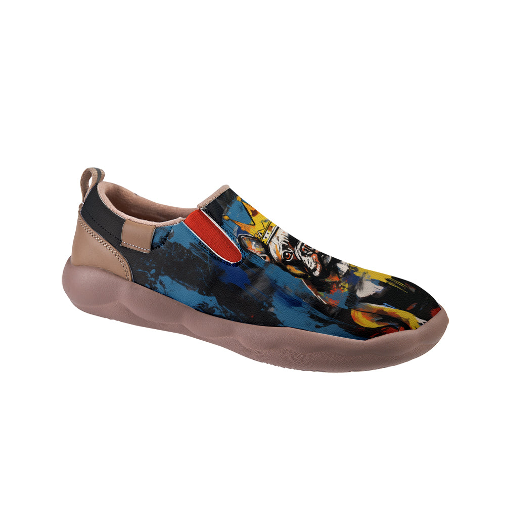 Graffiti Basquiat French Bulldog Slip On