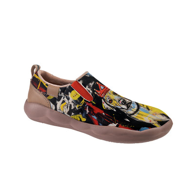 Graffiti Basquiat Labrador Slip On