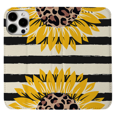 Sunflower iPhone Leather Case