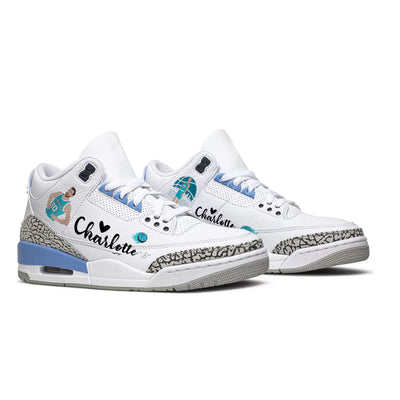 Charlotte Basketball Retro Leather Sneaker