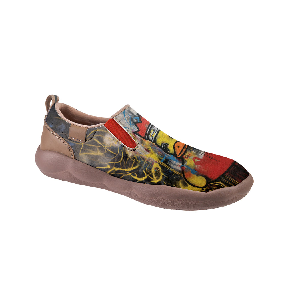 Graffiti Basquiat Duck Slip On