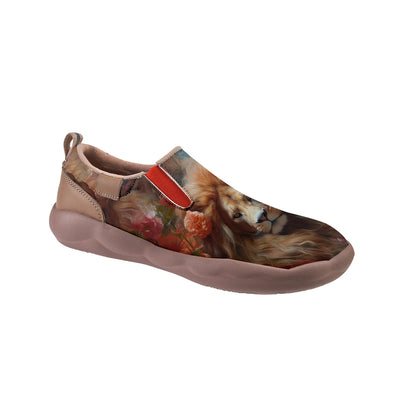 Floral Lion Slip On