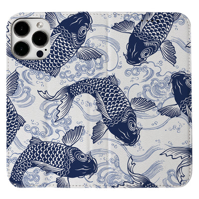 Koi Fish iPhone Leather Case