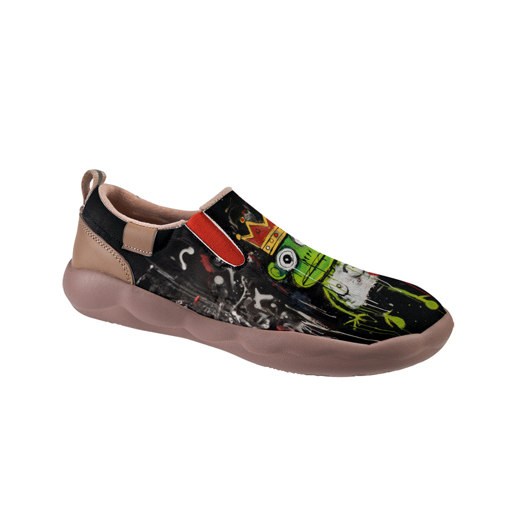 Graffiti Basquiat Frog Slip On