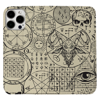 Satan Evil Eye iPhone Leather Case