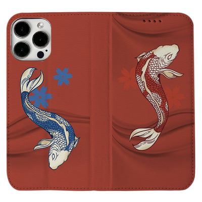 Koi Fish iPhone Leather Case