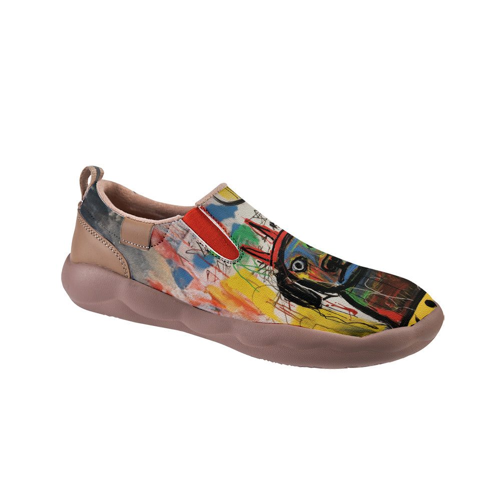 Graffiti Basquiat Labrador Slip On