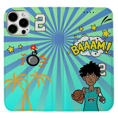 Memphis Basketball iPhone Leather Case