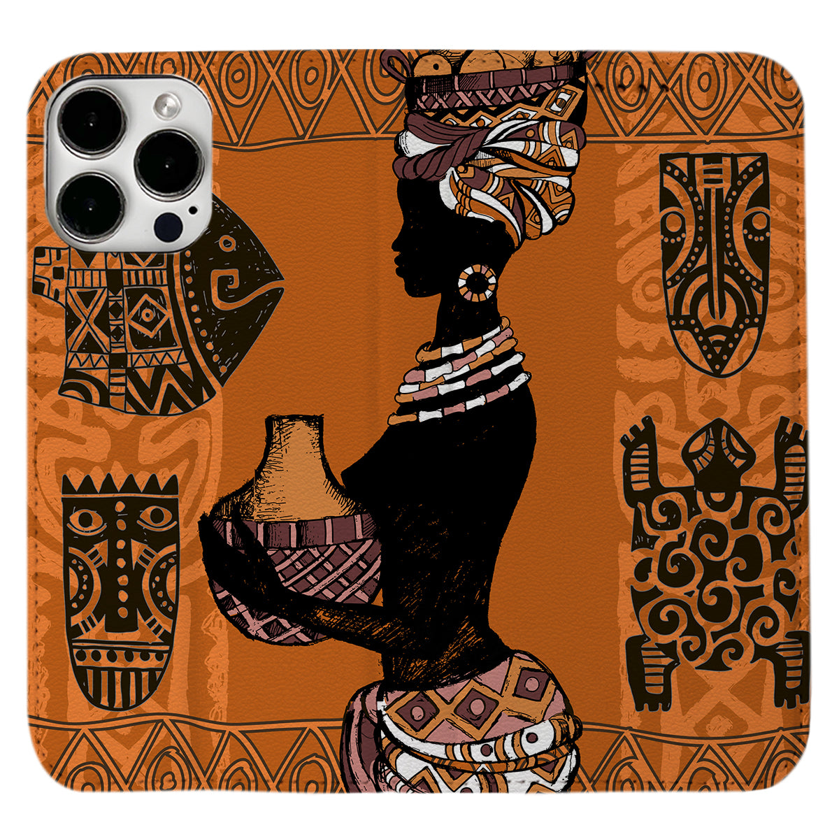 African Women iPhone Leather Case