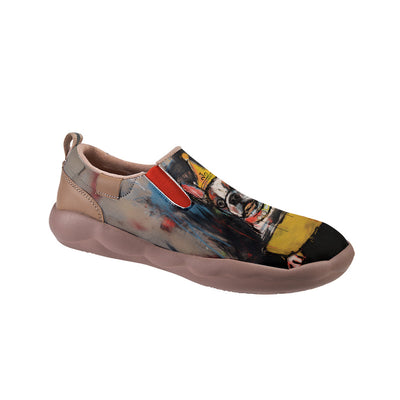 Graffiti Basquiat Puppy Slip On