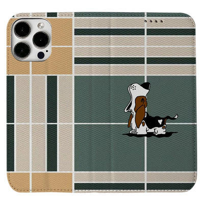 Basset Hound iPhone Leather Case