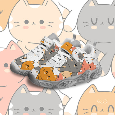 Cat Kids Running Shoes