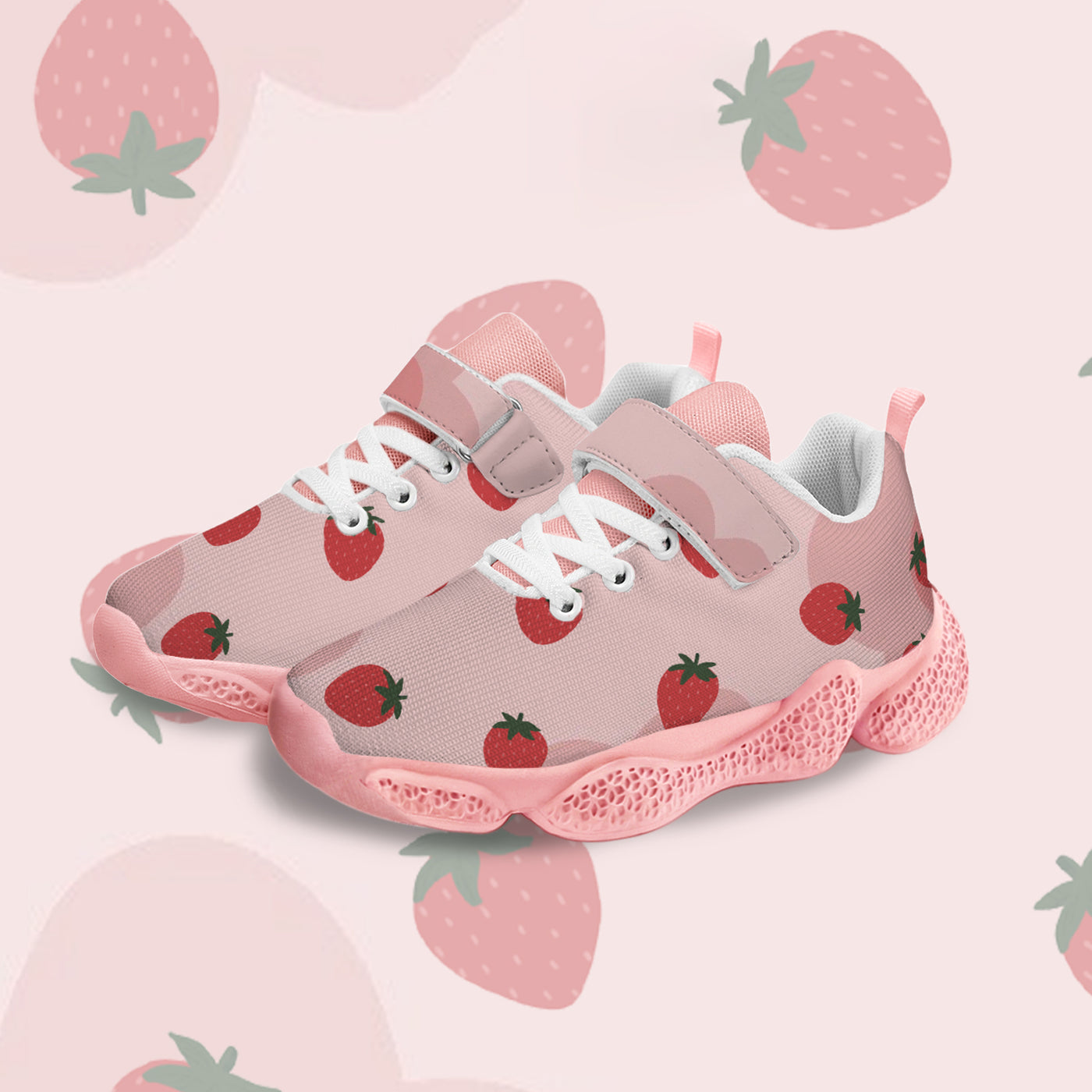 Strawberry Kids Running Shoes