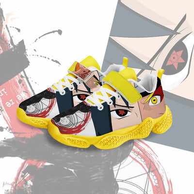 Uzumaki And Sasuke Uchiha Kids Running Shoes