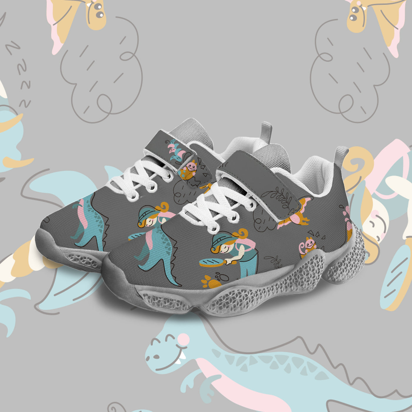 Dinosaur Kids Running Shoes