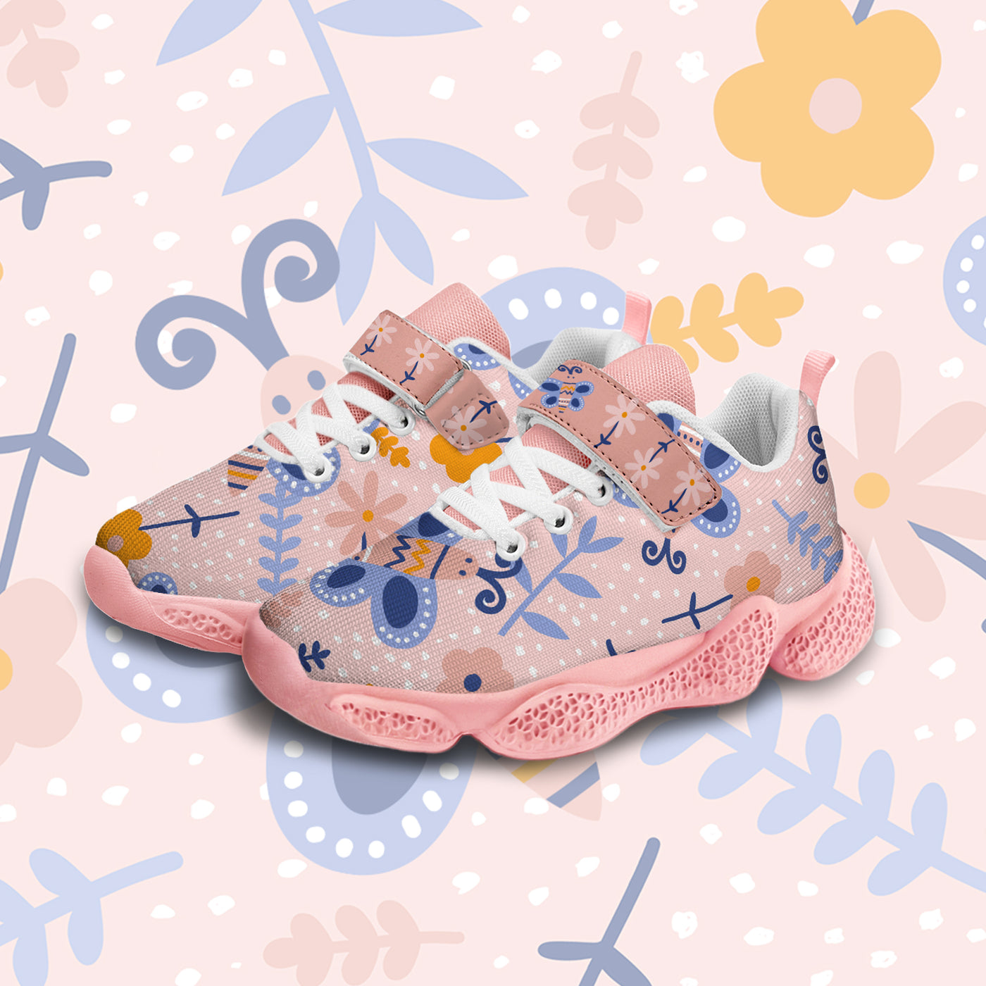 Butterfly Kids Running Shoes