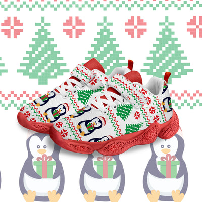 Christmas Penguin Kids Running Shoes