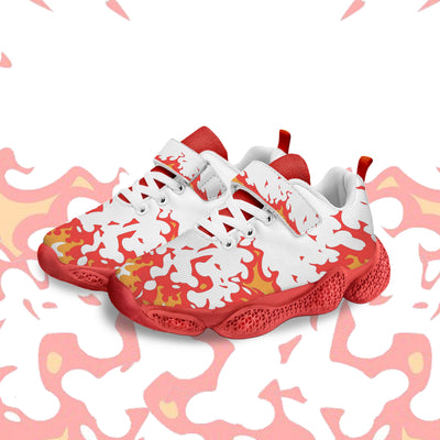 Red Flame Kids Running Shoes