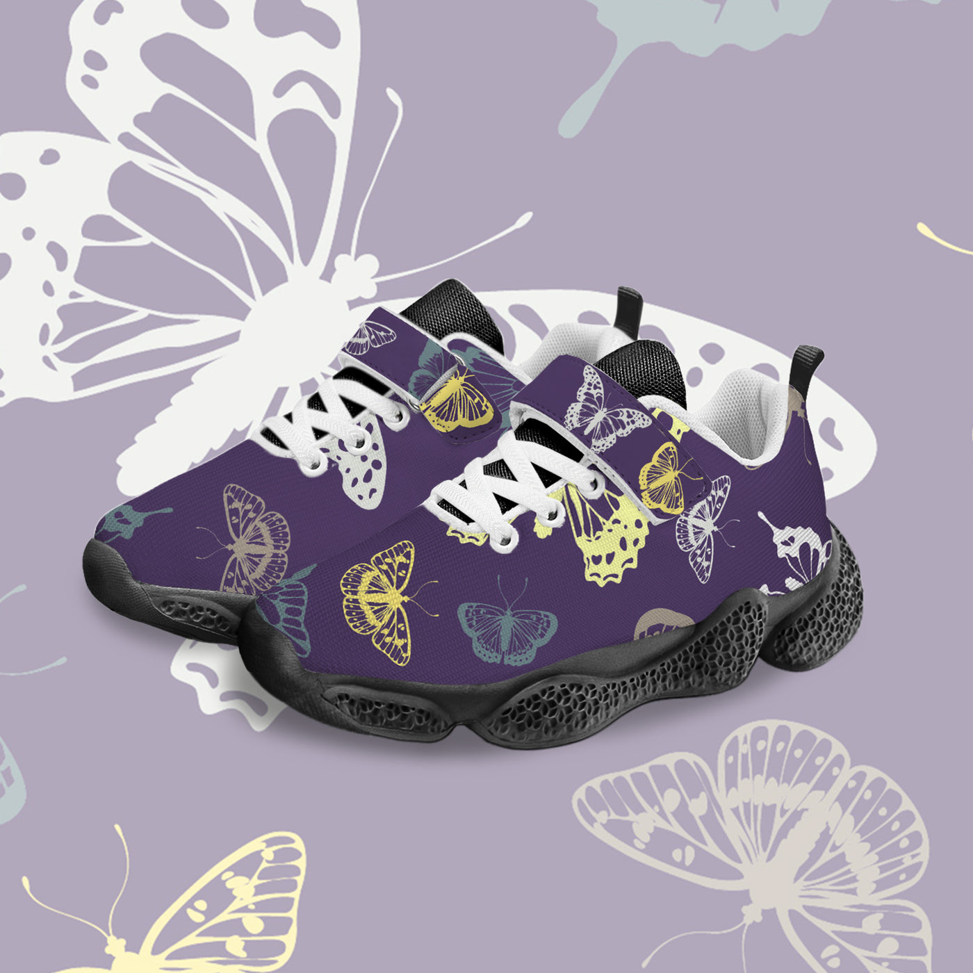 Butterfly Kids Running Shoes