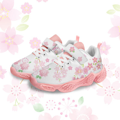 Cherry Blossoms Kids Running Shoes